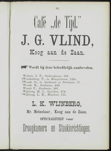 Adresboek van de Zaanstreek : Zaandam, Koog aan de Zaan, Zaandijk, Wormerveer, Krommenie, Westzaan en Oostzaan, pagina 105