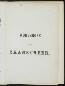  Adresboek van de Zaanstreek : Zaandam, Koog aan de Zaan, Zaandijk, Wormerveer, Krommenie, Westzaan en Oostzaan, pagina 9