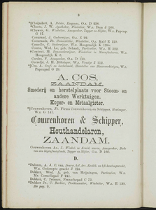  Adresboek van de Zaanstreek : Zaandam, Koog aan de Zaan, Zaandijk, Wormerveer, Krommenie, Westzaan en Oostzaan, pagina 34