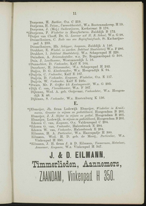  Adresboek van de Zaanstreek : Zaandam, Koog aan de Zaan, Zaandijk, Wormerveer, Krommenie, Westzaan en Oostzaan, pagina 37