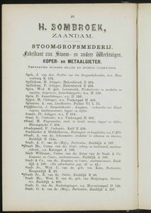  Adresboek van de Zaanstreek : Zaandam, Koog aan de Zaan, Zaandijk, Wormerveer, Krommenie, Westzaan en Oostzaan, pagina 70