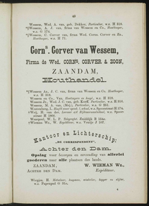  Adresboek van de Zaanstreek : Zaandam, Koog aan de Zaan, Zaandijk, Wormerveer, Krommenie, Westzaan en Oostzaan, pagina 81