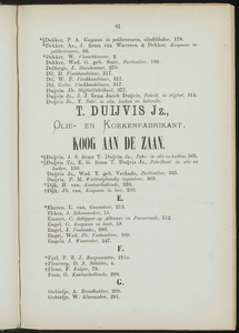  Adresboek van de Zaanstreek : Zaandam, Koog aan de Zaan, Zaandijk, Wormerveer, Krommenie, Westzaan en Oostzaan, pagina 95