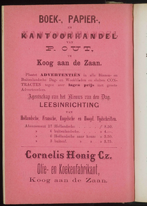  Adresboek van de Zaanstreek : Zaandam, Koog aan de Zaan, Zaandijk, Wormerveer, Krommenie, Westzaan en Oostzaan, pagina 98