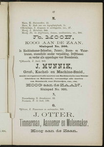  Adresboek van de Zaanstreek : Zaandam, Koog aan de Zaan, Zaandijk, Wormerveer, Krommenie, Westzaan en Oostzaan, pagina 103