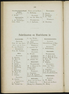  Adresboek van de Zaanstreek : Zaandam, Koog aan de Zaan, Zaandijk, Wormerveer, Krommenie, Westzaan en Oostzaan, pagina 232