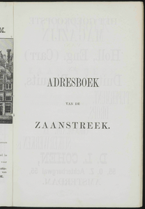  Adresboek van de Zaanstreek : Zaandam, Koog aan de Zaan, Zaandijk, Wormerveer, Krommenie, Westzaan en Oostzaan, pagina 5