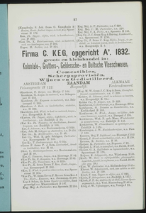  Adresboek van de Zaanstreek : Zaandam, Koog aan de Zaan, Zaandijk, Wormerveer, Krommenie, Westzaan en Oostzaan, pagina 41