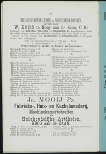  Adresboek van de Zaanstreek : Zaandam, Koog aan de Zaan, Zaandijk, Wormerveer, Krommenie, Westzaan en Oostzaan, pagina 82