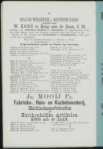  Adresboek van de Zaanstreek : Zaandam, Koog aan de Zaan, Zaandijk, Wormerveer, Krommenie, Westzaan en Oostzaan, pagina 82