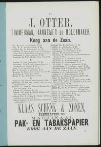  Adresboek van de Zaanstreek : Zaandam, Koog aan de Zaan, Zaandijk, Wormerveer, Krommenie, Westzaan en Oostzaan, pagina 85