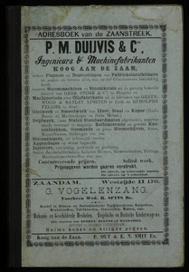 Adresboek van de Zaanstreek : Zaandam, Koog aan de Zaan, Zaandijk, Wormerveer, Krommenie en Westzaan, pagina 1