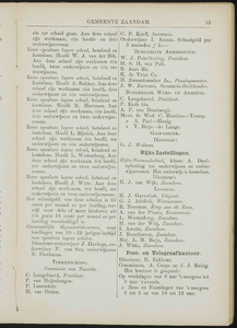  Adresboek van de Zaanstreek : Zaandam, Koog aan de Zaan, Zaandijk, Wormerveer, Krommenie en Westzaan, pagina 19