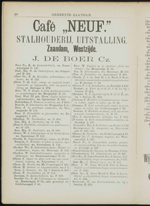  Adresboek van de Zaanstreek : Zaandam, Koog aan de Zaan, Zaandijk, Wormerveer, Krommenie en Westzaan, pagina 28