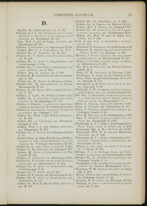  Adresboek van de Zaanstreek : Zaandam, Koog aan de Zaan, Zaandijk, Wormerveer, Krommenie en Westzaan, pagina 31