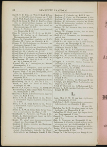  Adresboek van de Zaanstreek : Zaandam, Koog aan de Zaan, Zaandijk, Wormerveer, Krommenie en Westzaan, pagina 42