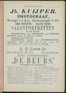  Adresboek van de Zaanstreek : Zaandam, Koog aan de Zaan, Zaandijk, Wormerveer, Krommenie en Westzaan, pagina 45