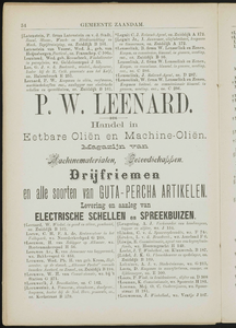  Adresboek van de Zaanstreek : Zaandam, Koog aan de Zaan, Zaandijk, Wormerveer, Krommenie en Westzaan, pagina 46