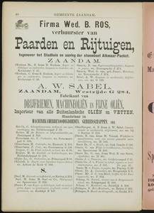  Adresboek van de Zaanstreek : Zaandam, Koog aan de Zaan, Zaandijk, Wormerveer, Krommenie en Westzaan, pagina 52