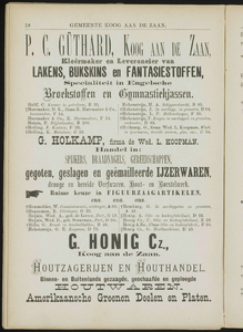  Adresboek van de Zaanstreek : Zaandam, Koog aan de Zaan, Zaandijk, Wormerveer, Krommenie en Westzaan, pagina 78
