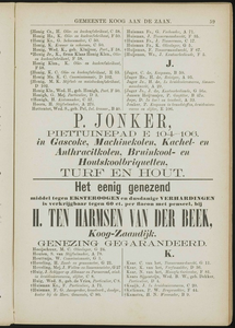  Adresboek van de Zaanstreek : Zaandam, Koog aan de Zaan, Zaandijk, Wormerveer, Krommenie en Westzaan, pagina 79