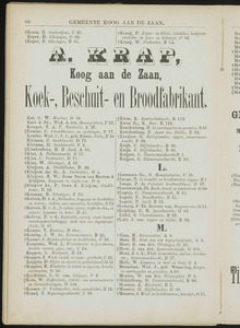  Adresboek van de Zaanstreek : Zaandam, Koog aan de Zaan, Zaandijk, Wormerveer, Krommenie en Westzaan, pagina 80