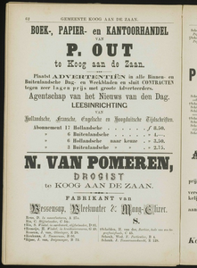  Adresboek van de Zaanstreek : Zaandam, Koog aan de Zaan, Zaandijk, Wormerveer, Krommenie en Westzaan, pagina 82