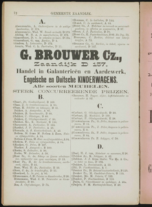  Adresboek van de Zaanstreek : Zaandam, Koog aan de Zaan, Zaandijk, Wormerveer, Krommenie en Westzaan, pagina 94