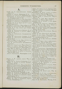  Adresboek van de Zaanstreek : Zaandam, Koog aan de Zaan, Zaandijk, Wormerveer, Krommenie en Westzaan, pagina 113