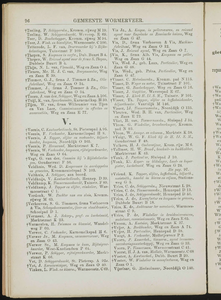  Adresboek van de Zaanstreek : Zaandam, Koog aan de Zaan, Zaandijk, Wormerveer, Krommenie en Westzaan, pagina 122