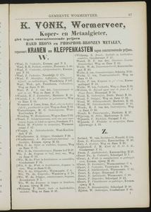  Adresboek van de Zaanstreek : Zaandam, Koog aan de Zaan, Zaandijk, Wormerveer, Krommenie en Westzaan, pagina 123