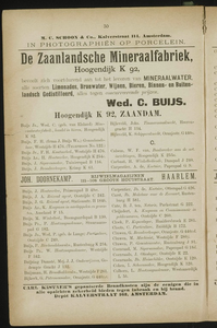  Algemeen adresboek van de Zaanstreek, bevattende de gemeenten : Zaandam, Krommenie, Wormerveer, Zaandijk, Koog aan de ...