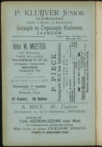  Algemeen adresboek van de Zaanstreek, bevattende de gemeenten : Zaandam, Krommenie, Wormerveer, Zaandijk, Koog aan de ...