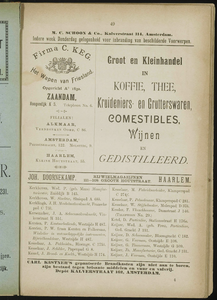  Algemeen adresboek van de Zaanstreek, bevattende de gemeenten : Zaandam, Krommenie, Wormerveer, Zaandijk, Koog aan de ...