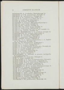 Adresboek van de gemeenten Zaandam, Koog aan de Zaan, Zaandijk, Wormerveer en Krommenie, pagina 22