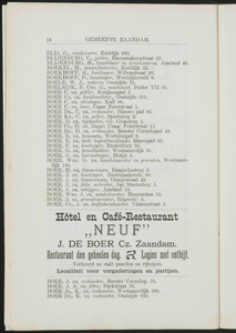  Adresboek van de gemeenten Zaandam, Koog aan de Zaan, Zaandijk, Wormerveer en Krommenie, pagina 24