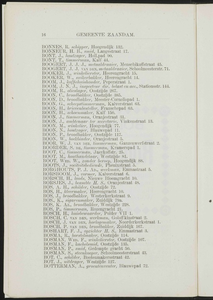  Adresboek van de gemeenten Zaandam, Koog aan de Zaan, Zaandijk, Wormerveer en Krommenie, pagina 26