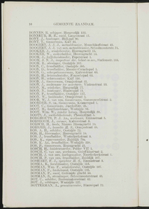  Adresboek van de gemeenten Zaandam, Koog aan de Zaan, Zaandijk, Wormerveer en Krommenie, pagina 26