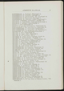  Adresboek van de gemeenten Zaandam, Koog aan de Zaan, Zaandijk, Wormerveer en Krommenie, pagina 27