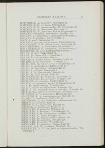  Adresboek van de gemeenten Zaandam, Koog aan de Zaan, Zaandijk, Wormerveer en Krommenie, pagina 27