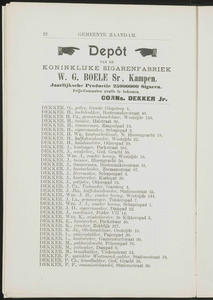  Adresboek van de gemeenten Zaandam, Koog aan de Zaan, Zaandijk, Wormerveer en Krommenie, pagina 32