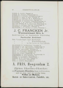  Adresboek van de gemeenten Zaandam, Koog aan de Zaan, Zaandijk, Wormerveer en Krommenie, pagina 38