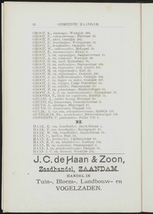  Adresboek van de gemeenten Zaandam, Koog aan de Zaan, Zaandijk, Wormerveer en Krommenie, pagina 42