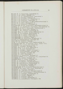  Adresboek van de gemeenten Zaandam, Koog aan de Zaan, Zaandijk, Wormerveer en Krommenie, pagina 43