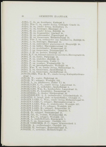  Adresboek van de gemeenten Zaandam, Koog aan de Zaan, Zaandijk, Wormerveer en Krommenie, pagina 50
