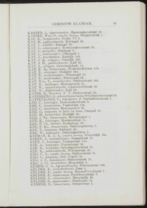  Adresboek van de gemeenten Zaandam, Koog aan de Zaan, Zaandijk, Wormerveer en Krommenie, pagina 53