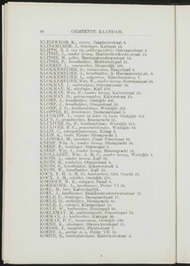  Adresboek van de gemeenten Zaandam, Koog aan de Zaan, Zaandijk, Wormerveer en Krommenie, pagina 56