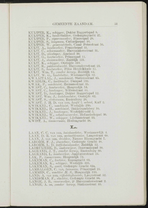  Adresboek van de gemeenten Zaandam, Koog aan de Zaan, Zaandijk, Wormerveer en Krommenie, pagina 61