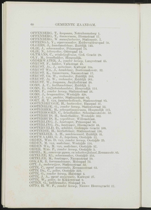  Adresboek van de gemeenten Zaandam, Koog aan de Zaan, Zaandijk, Wormerveer en Krommenie, pagina 70