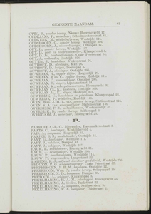  Adresboek van de gemeenten Zaandam, Koog aan de Zaan, Zaandijk, Wormerveer en Krommenie, pagina 71